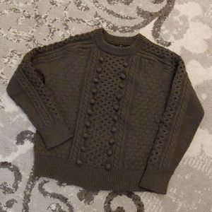 JCrew loden green sweater, medium